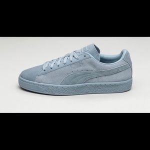Blue Puma shoes
